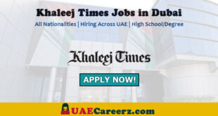 Khaleej Times Jobs